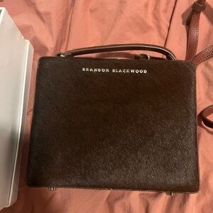 Brandon Blackwood Kendrick Trunk Brown Ponyhair